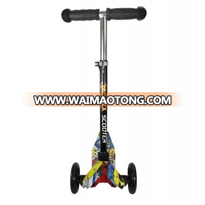 Wellshow Sport Micr Foldable Kids Scooter Kick Scooter With Aluminum Bar PP Pedal