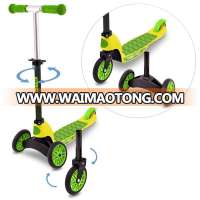 Wellshow Sport 2 Wheel Convertible 3 Wheel Scooter Mini Surfing Push Street Scooter for Kids