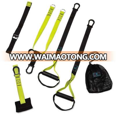 Wellshow Sport Bodyweight Fitness Suspension Trainer Sling Suspension Straps Resistance Trainer Bands Exercise Bands