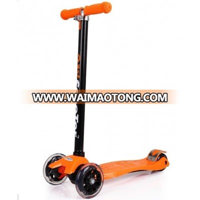 Wellshow Sport Adjustable Height Kick Scooter with 4 Wheel for Kids Push