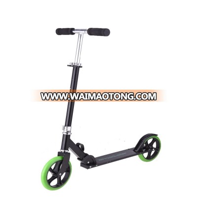 Wellshow Sport Folding Big Wheel Push Scooter with 2 Wheel for Adult