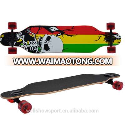 Wellshow Sport Professional Speed Drop Down / Drop Through Complete Longboards